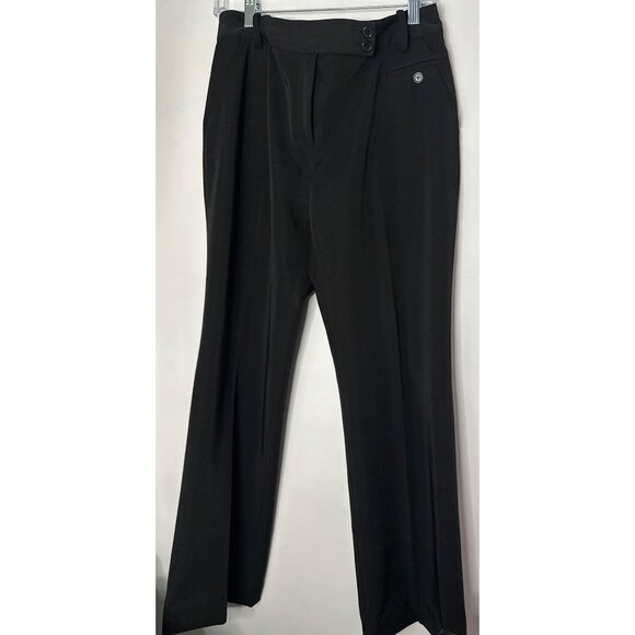 MKM Designs Women’s Black Slacks Trousers Size 7/8 Academia Office Workwear - Picture 1 of 11